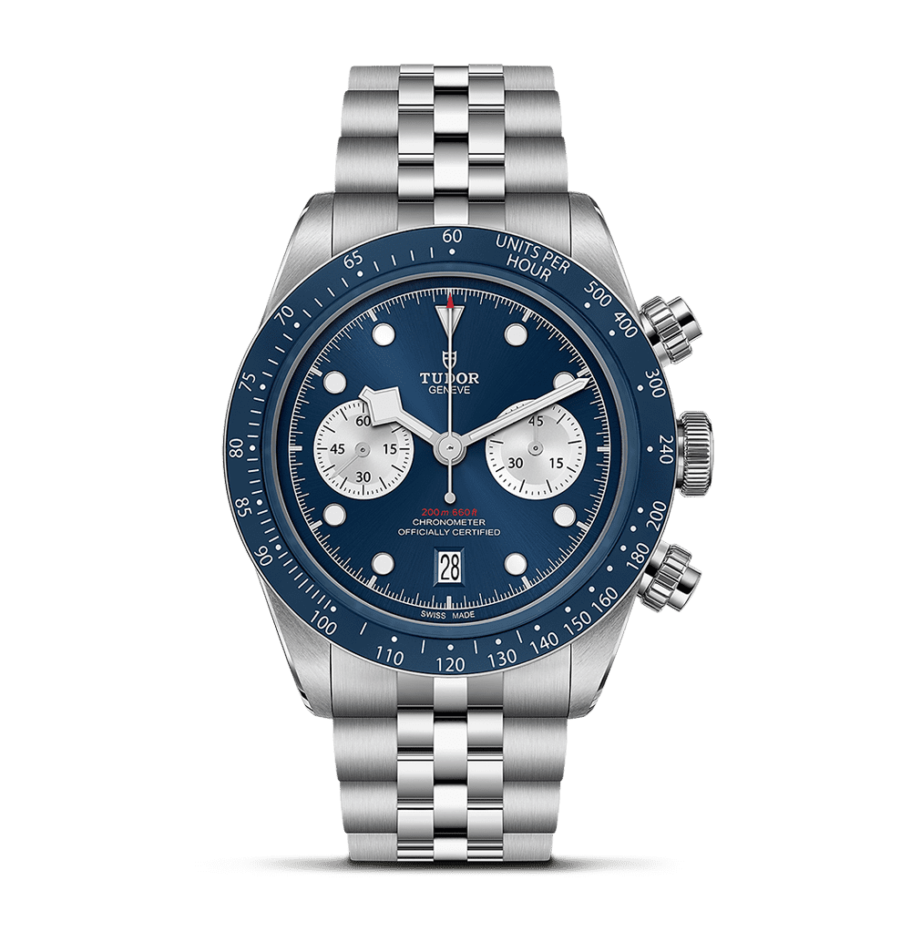 鋼錶殼，直徑41毫米, 鋼錶帶