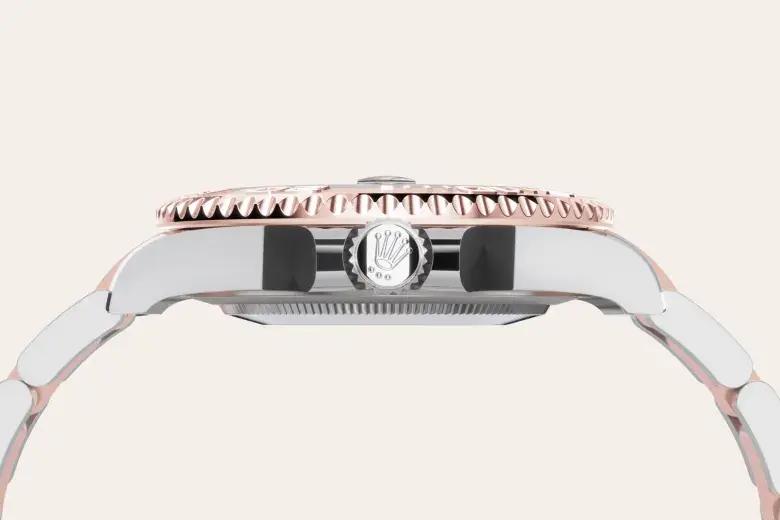 Rolex Yacht-Master 37腕錶永恒玫瑰金鋼（蠔式鋼與永恒玫瑰金的組合）款， M268621-0003- 寶島鐘錶