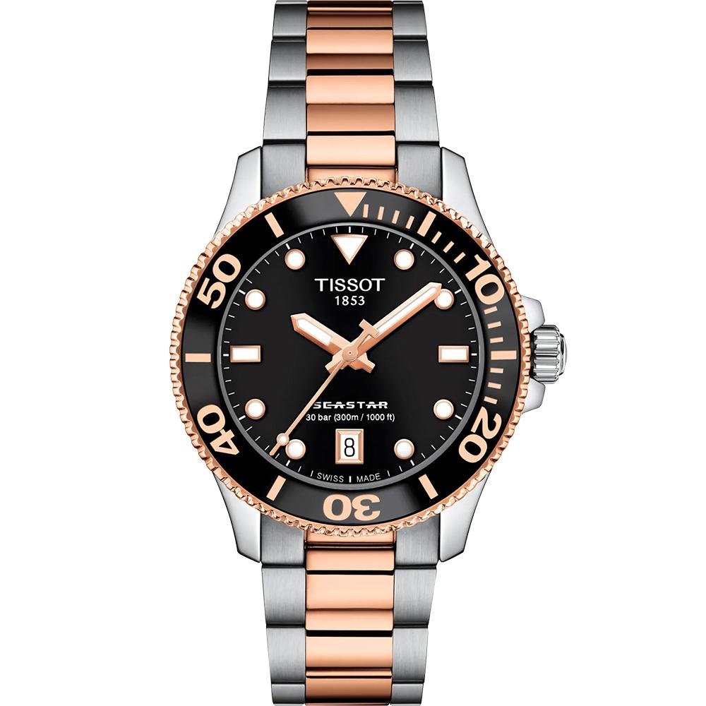 TISSOT 天梭SEASTAR 海洋之星T1208071105100|寶島鐘錶