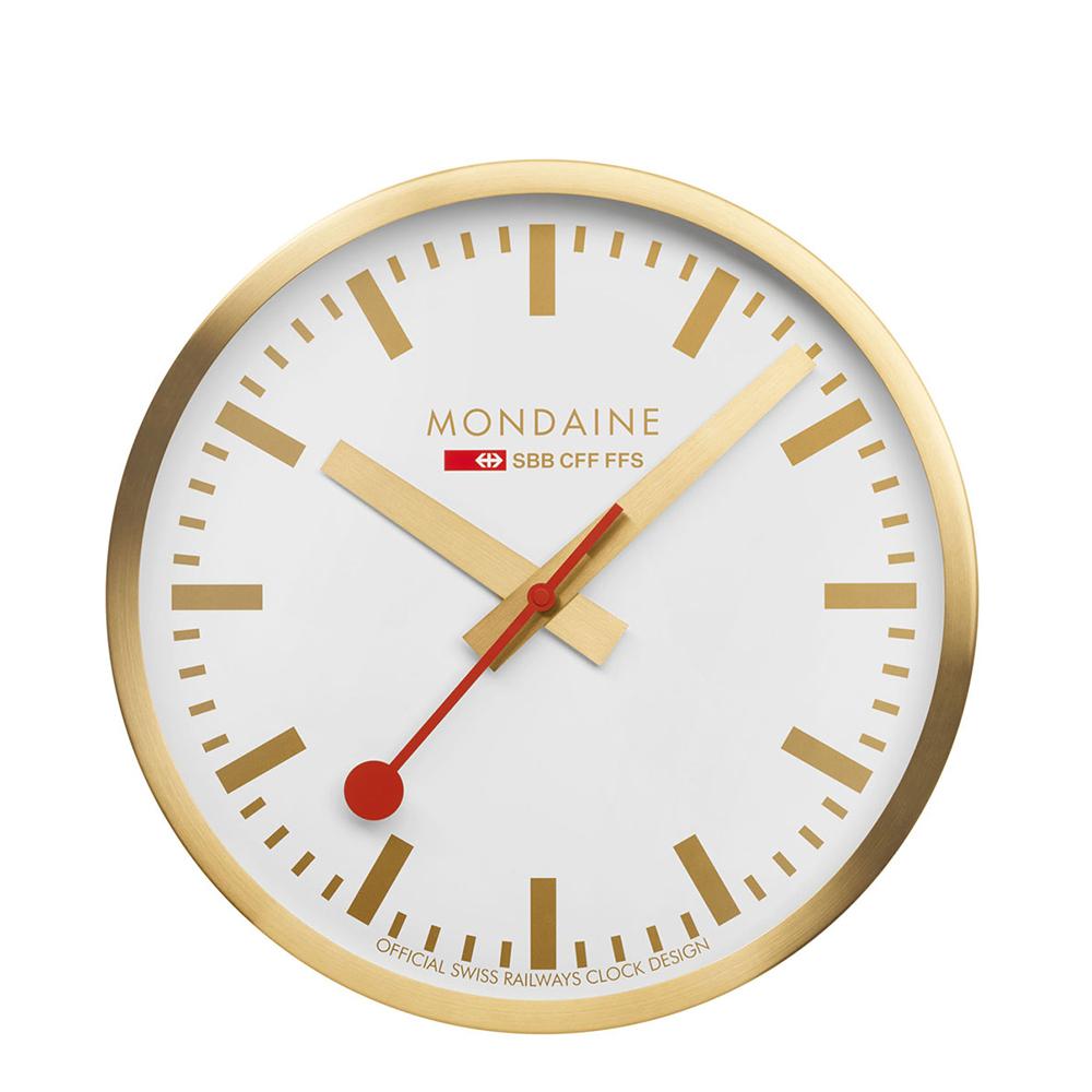 MONDAINE 40cm 經典掛鐘1XM-CLOCK17SBG|寶島鐘錶