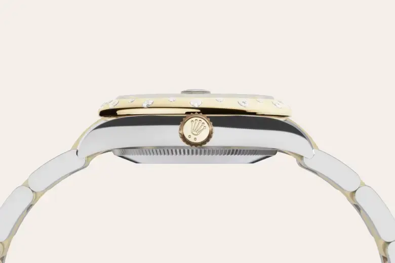 Rolex Datejust 31腕錶鑽石、黃金及蠔式鋼款，M278343RBR-0015- 寶島鐘錶