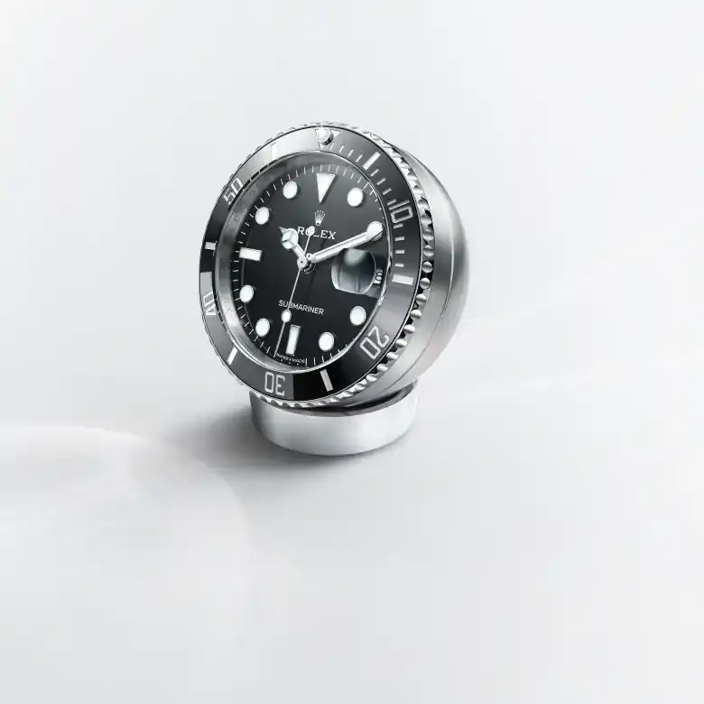 勞力士Submariner Date座鐘80毫米，不銹鋼，C909010LN-0001在寶島鐘錶