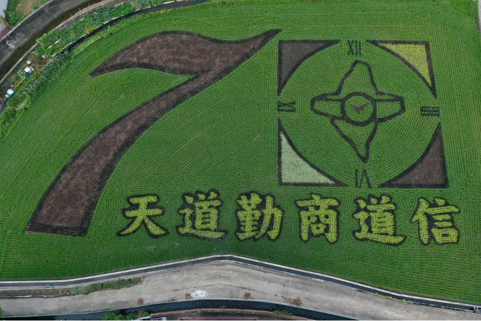 寶島鐘錶70週年回歸企業使命，關懷臺灣　以彩繪稻田呈現品牌精神