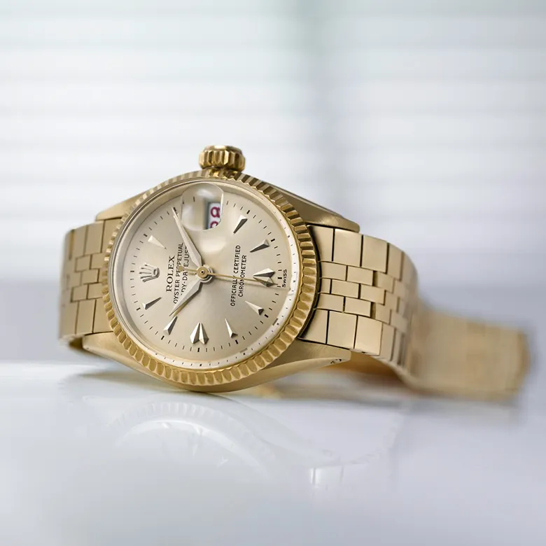勞力士中古錶認證 Lady-Datejust 26 腕錶26毫米18K黃金鋼款,2005,  179173 - 寶島鐘錶