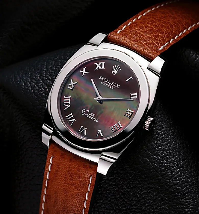 勞力士中古錶認證 Cellini Dual Time 腕錶39毫米18K紅金款,2015, 50525 - 寶島鐘錶