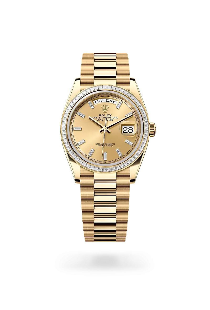 Rolex Day-Date 36 蠔式,36毫米,鑽石及黃金