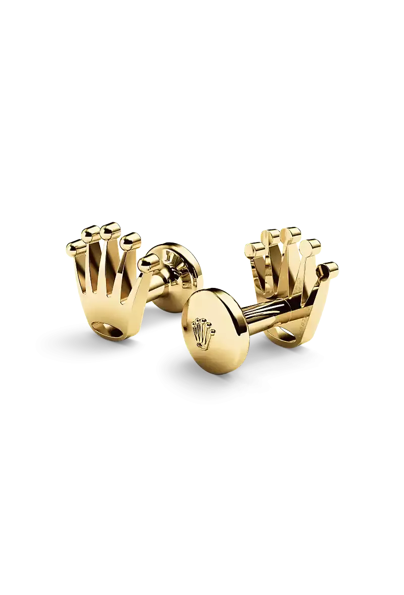 Rolex 「皇冠」袖扣 黃金